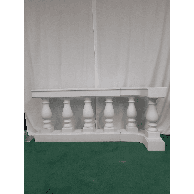 Balustrades 2 Column Curved Fence