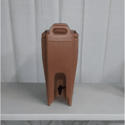 5 Gallon W/Spigot Brown Retangular