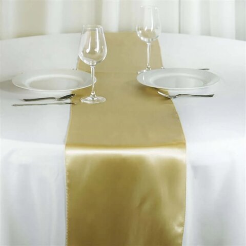 Gold Table Runners