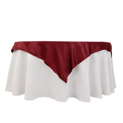 Burgundy 54in x 54in Table Cloth