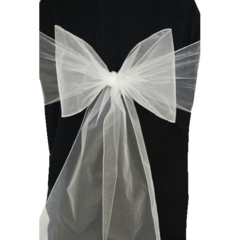 Ivory Organza Chair Ties