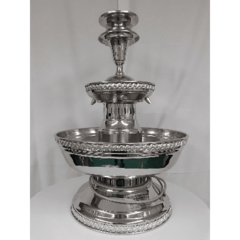 5gal Silver w/ Silver Rope Trim