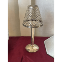 Silver Lamp Centerpiece