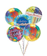 5 Mylar Balloon Bundle