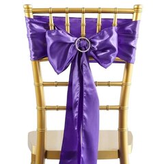 Purple Majestic Chair Ties