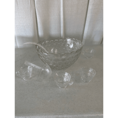 Glass Bubble Design 2gal Punch Bowl