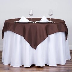 Chocolate 54' x 54' Table Cloth