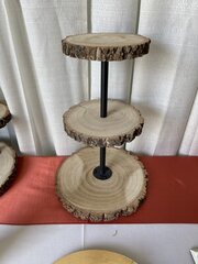 Wooden 3-Tier Cupcake Stand
