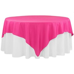 Hot Pink 72' x 72' Square Table Cloth
