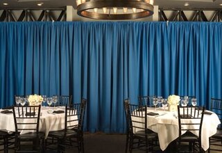 Pipe And Drape Set 10' W x 14' H w/ 4 Curtains