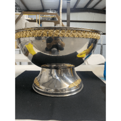 Stainless 5gal w/ Gold Trim