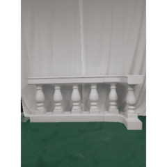 Balustrades 2 Column Curved Fence