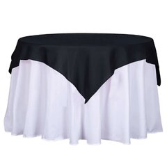 Black 54' x 54' Table Cloth