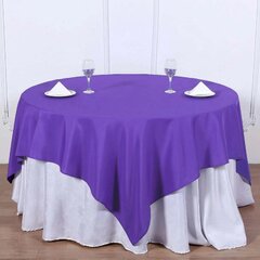Square 72' x 72' Purple Majestic Table Cloth/Overlay