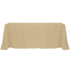 Tan 6' Floor Length 90" x 132"