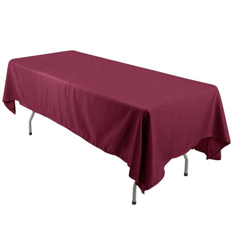 Burgundy 8ft Lap Length 60in x 120in