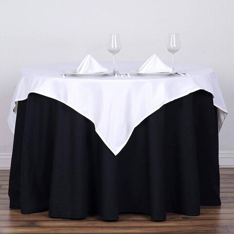 White 54in x 54in Table Cloth