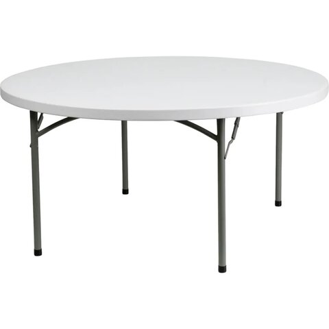 6ft Round Table Plastic