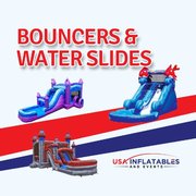 Bouncers with Water Slides 