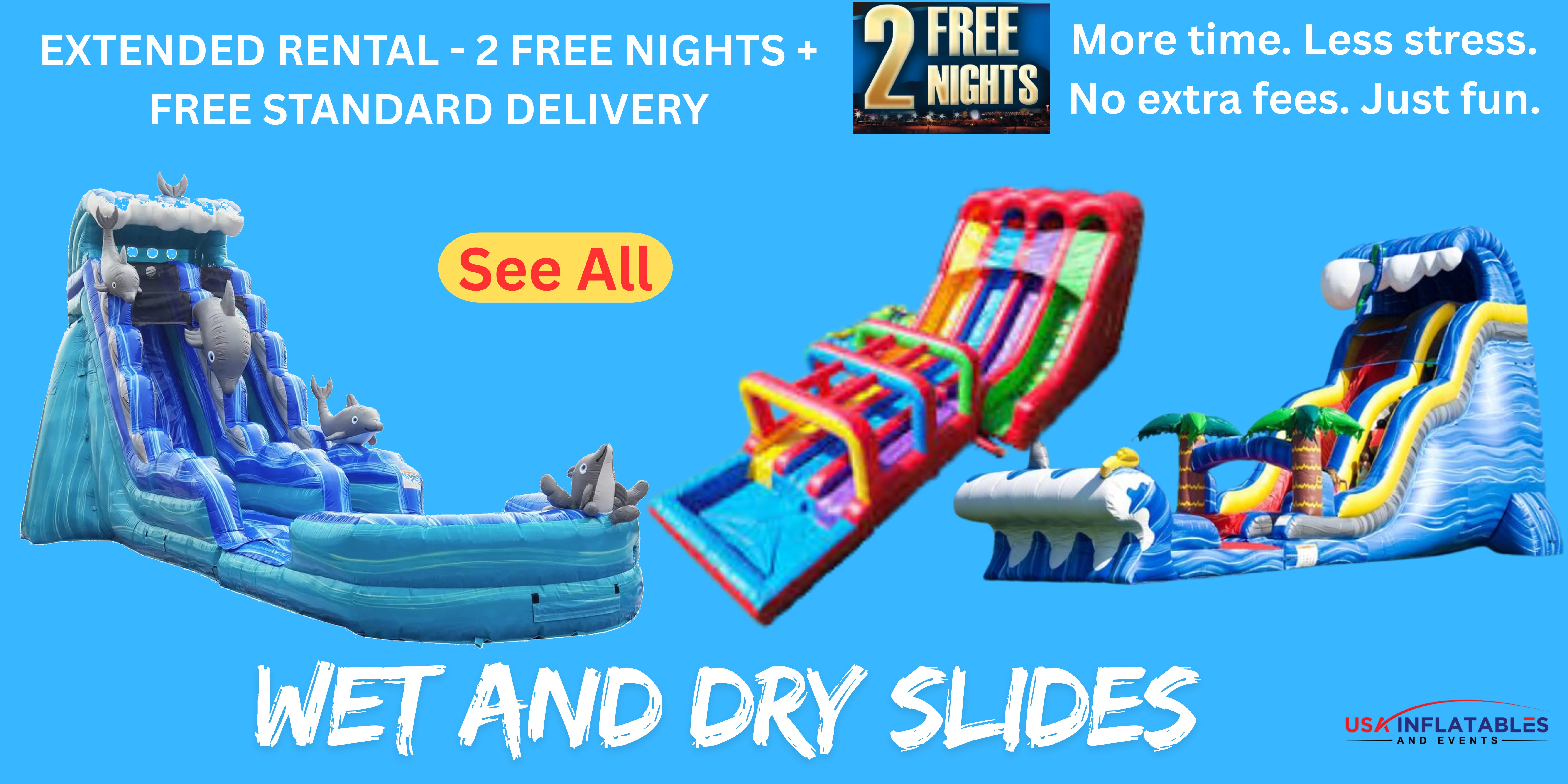 Giant Slides and Water Slides
