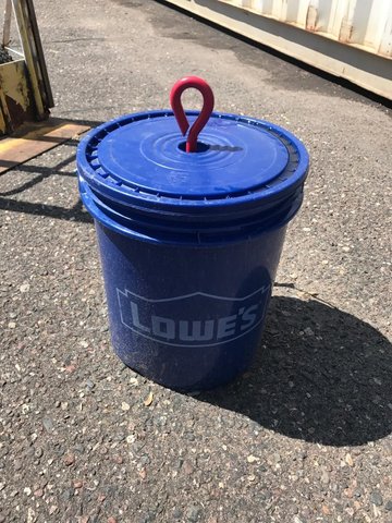 150 pound bucket weight for tents / slides