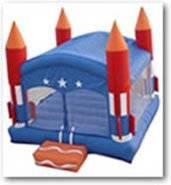 15 X 15 Red White and Blue Missile Moonwalk - 