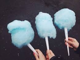 Blue Cotton Candy Floss - Supplies for 70 servings 