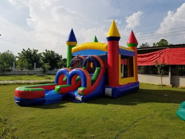 14 X 26 Castle Combo Water Slide