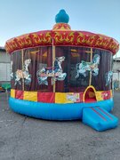 25' Carousel Bounce House - HUGE - 2 HP Blower Required