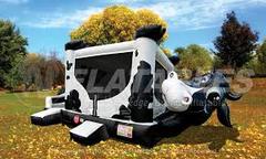 16 X 28 Cow Belly Combo Bouncer with Slide