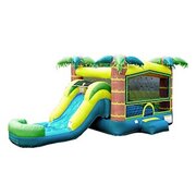 13 X 26 Cali Palms 5 in 1 Wet / Dry Combo With Pool -  Toddler size slide