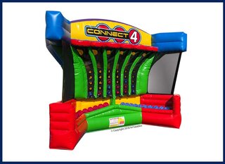 Connect 4 Interactive Inflatable Basketball Game