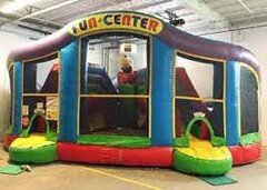 26 X 22 The Wacky Fun Center Obstacle Combo with Slide