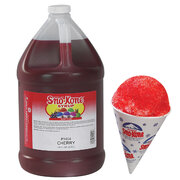 Cherry Sno-Kone Syrup With Pump - 1 Gallon - Makes 100 cones -