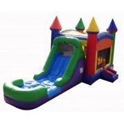 14 X 30 Multicolor Water Slide Combo Bounce House 