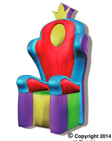 Giant Inflatable 9' Throne 