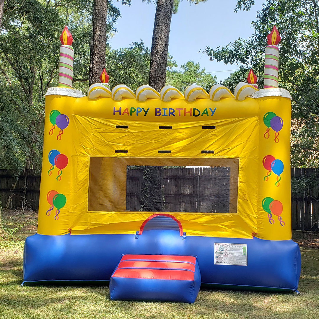 Birthday cake bounce house Birthday cake bounce house