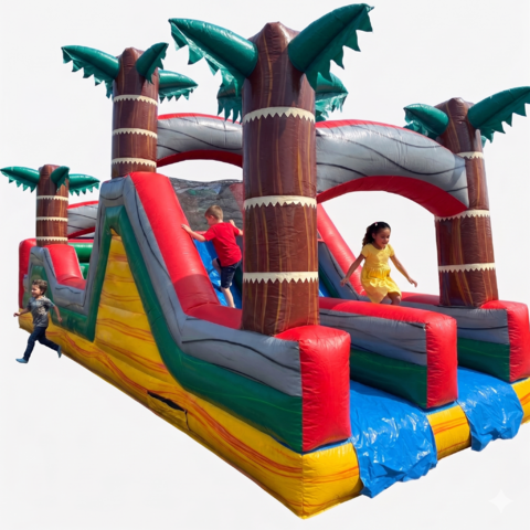 (A1) Tropical 7 Element Dry Obstacle Course