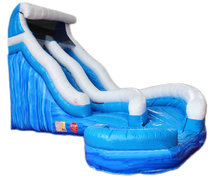 (B) 18ft WaveRunner Curve Wet-Dry Slide