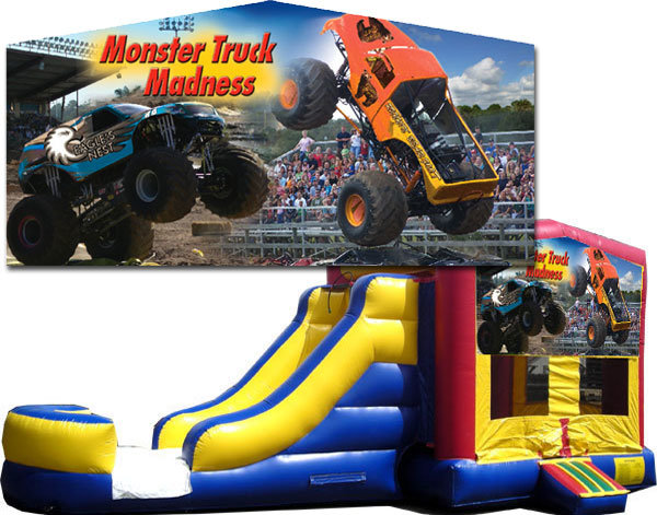 (C) Monster Truck Banner Bounce Slide Combo