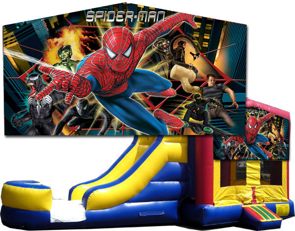 (C) Spider-Man Bounce Slide Combo