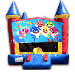 (C) Baby Shark Castle Bounce House