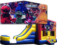 (C) Sesame Street Bounce Slide Combo