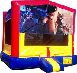 (C) Puss in Boots Bounce House