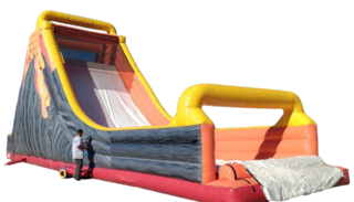 (B) 30ft Volcano Dry Slide