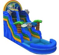 18ft Wave Jungle Wet-Dry slide