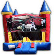 (C) Sports Banner Castle Bounce House