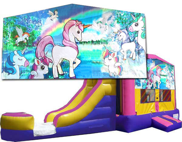 (C) Unicorn Bounce Slide Combo