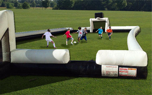 (C) Soccer Stadium - Inflatable - with balls