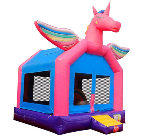 (B) Unicorn Wings Bounce House